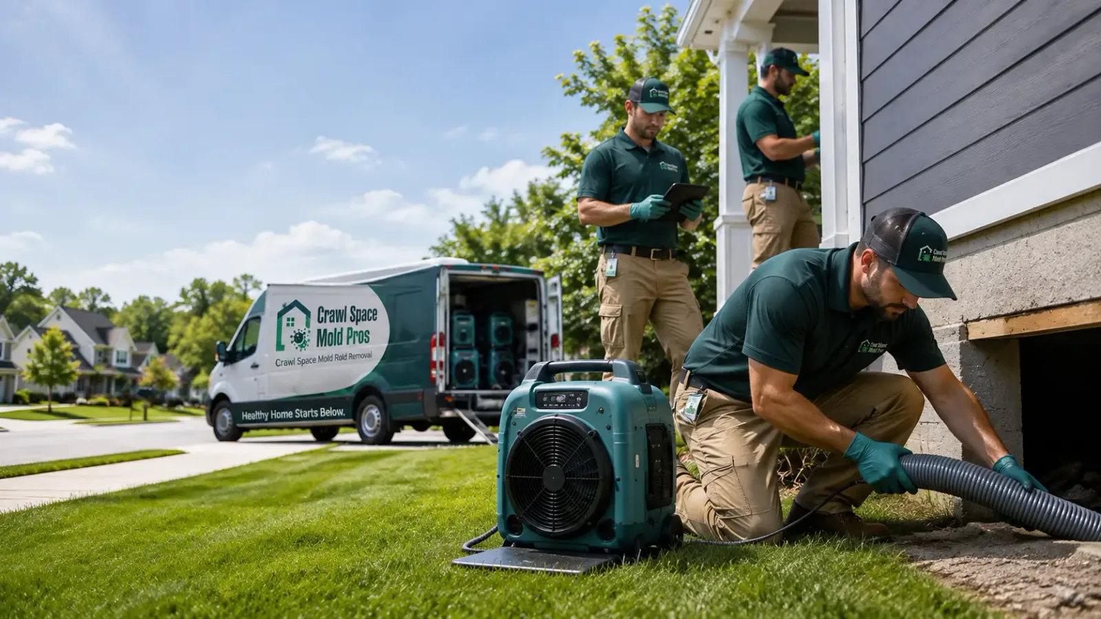 Crawl Space Mold Removal in White Cottage, OH